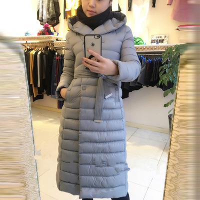 Down coat with belt | Womens Coats & Outdoorjackets Clothing Coats & Outdoorjackets