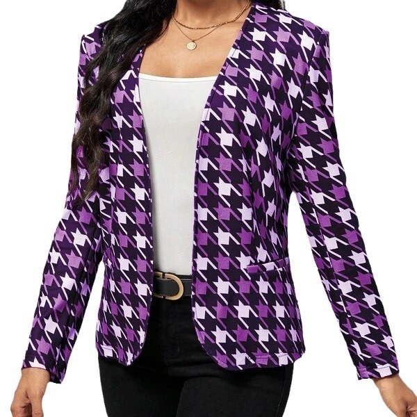 Knitjag design scuba jersey blazer | Womens Blazer Blazer Blazer