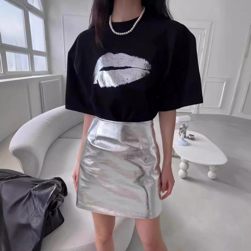 Mini skirt in silver shine | Womens Skirts Clothing Skirts