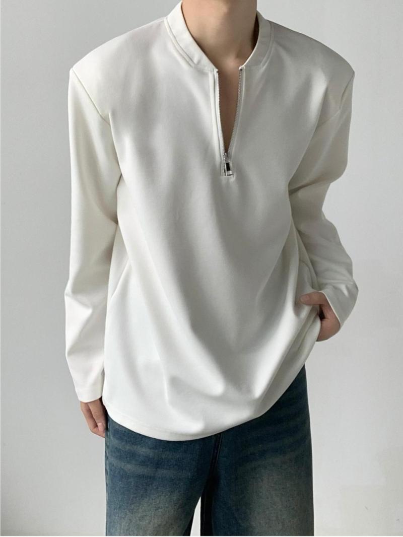 Plain collarless blouse with glitter | Womens Blouses & Tunics Blouses & Tunics Blouses & Tunics