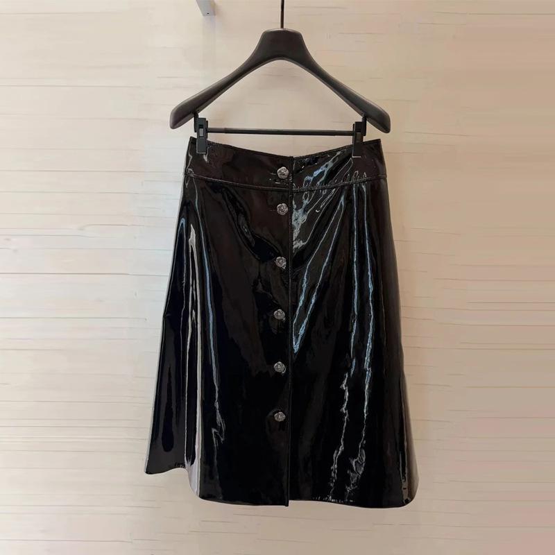 Shiny mini skirt in fun leather look | Womens Skirts Clothing Skirts