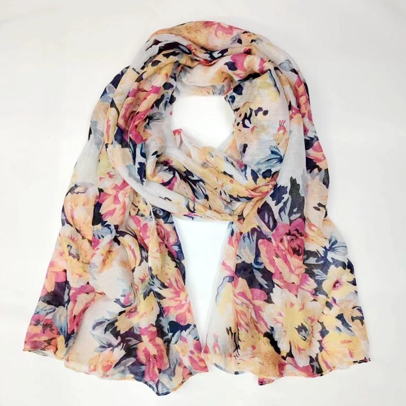 Silk scarf with photo print | Womens Scarves Accessoires Scarves