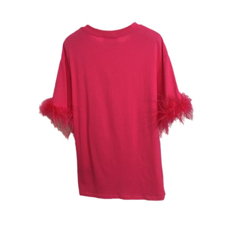 T-Shirt with Pleated Armhole | Womens Shirts & Tops Clothing Shirts & Tops