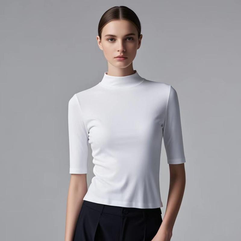 Turtleneck T-Shirt | Womens Shirts & Tops Clothing Shirts & Tops