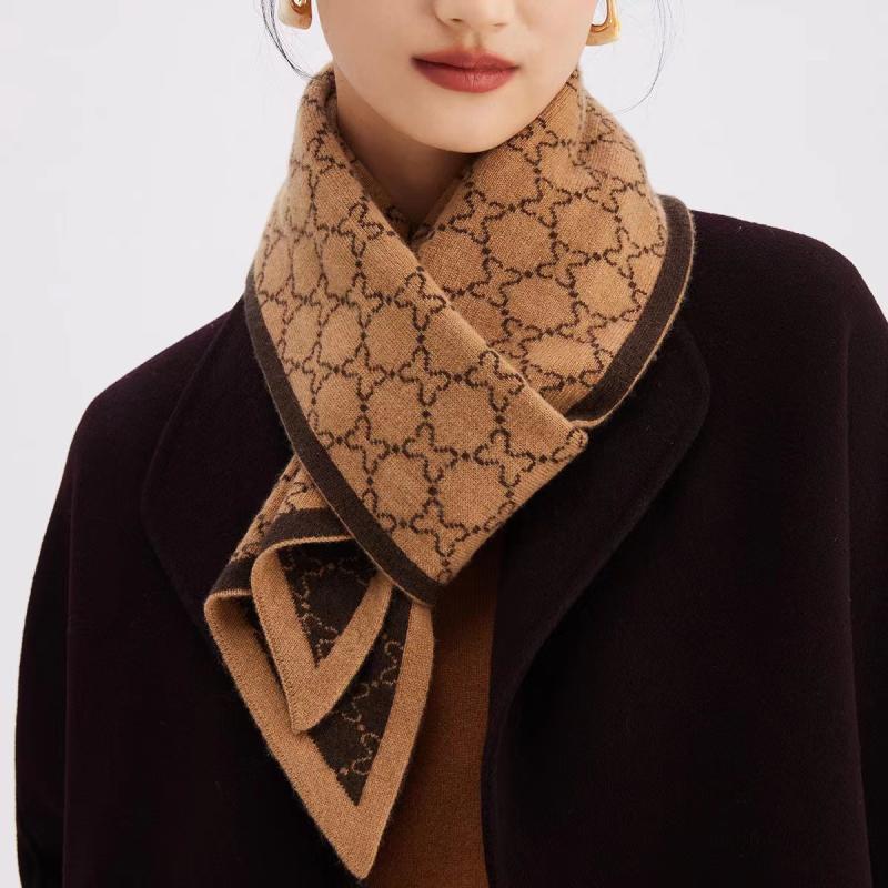 Wool scarf with double face | Womens Scarves Accessoires Scarves