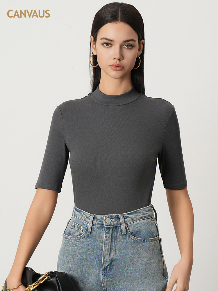 Turtleneck T-Shirt | Womens Shirts & Tops Clothing Shirts & Tops